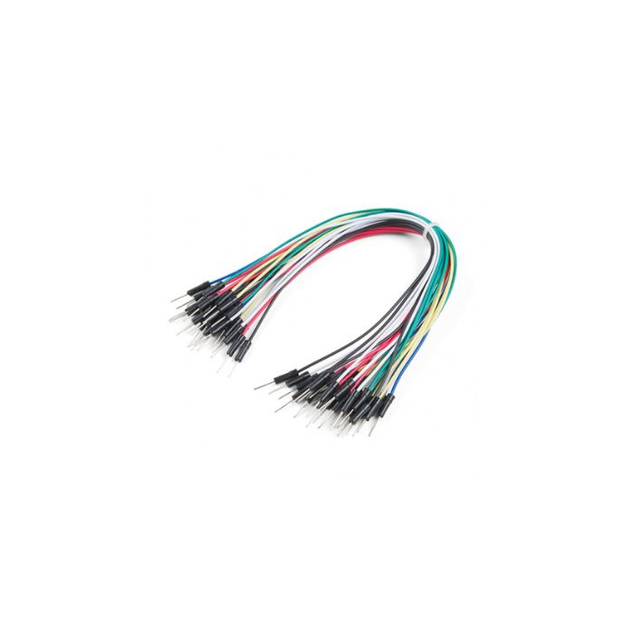 Jumper Wires Standard 7" M/M - 30 AWG (30 Pack)