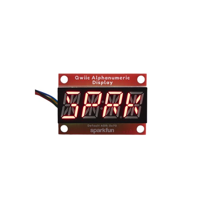 SparkFun Qwiic Alphanumeric Display - Red