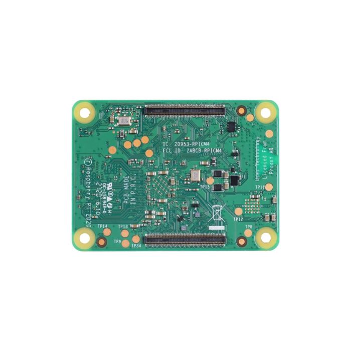 Raspberry Pi Compute Module 4 - 4GB RAM, 32GB eMMC, 2.4/5.0GHz Wi-Fi & Bluetooth 5.0 (CM4104032