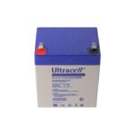 UL5-12 - Ultracell, 4.7Ah, 12V, Lead-Acid Battery