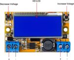 HW-601 Dual Display DC-DC Power Supply - Convert 5-23V to 0-16.5V, 3A Max Step Down Buck Converter .