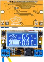 HW-601 Dual Display DC-DC Power Supply - Convert 5-23V to 0-16.5V, 3A Max Step Down Buck Converter .