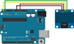 0.96-Inch 4 pins OLED Display - Monochrome Graphical Display (128 x 32 pixels)