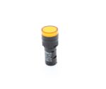 AD16-16C 24V Yellow LED Indicator - Industrial Electrical Indicator Light with 16mm Hole Diameter .