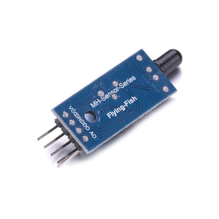 LM393 Flame Sensor Module - High-Sensitivity Infrared Detector for Fire Detection - Compatible with Arduino and Other Microcontrollers