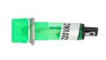 12MM 220VAC Green Plastic LED indicator