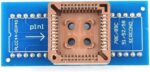 Besomi Electronics PLCC44 to DIP40 IC Adapter Socket - Professional Converter for Interchanging PLCC and DIP Integrated Circuits - Ideal for Versatile Electronics Prototyping