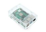 Acrylic Case for Raspberry Pi 4 - Precision-Made Single Board Computer Enclosure with Secure Snap-On Design - Compatible with Raspberry Pi 3 Model B