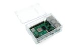 Acrylic Case for Raspberry Pi 4 - Precision-Made Single Board Computer Enclosure with Secure Snap-On Design - Compatible with Raspberry Pi 3 Model B