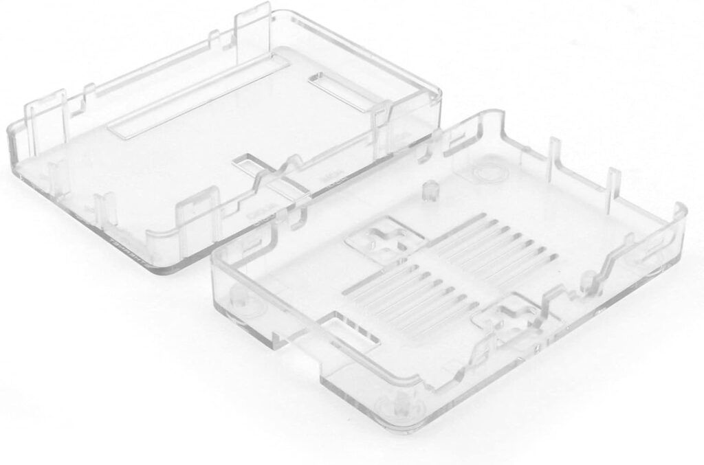 Transparent Acrylic Case for Arduino UNO - No Screws-ABS Plastic Case Transparent Protective Box for Arduino R3 CH340 ATmega328P Atmega16U2 Uno Board