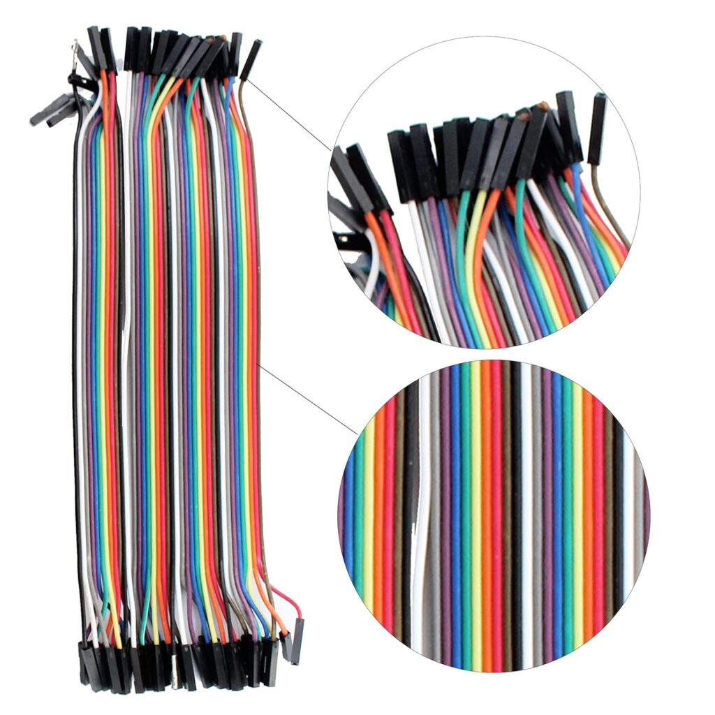 Male to Female Jumper Wire 10cm,Set of 40 - Versatile Connectivity for Electronics Projects 81vpVatwlML. SL1500