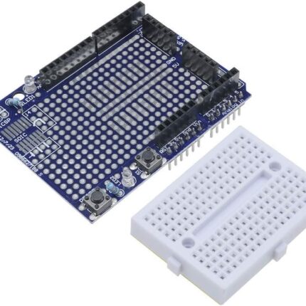 Prototype Shield V - Versatile Prototyping Board with Integrated Breadboard for Arduino Development and Experimentation