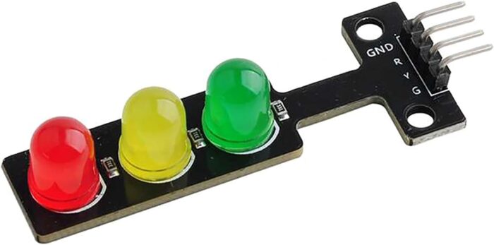 LED Traffic Light Module-Signal Indicator, Red Yellow Green, Easy Integration for Educational Projects