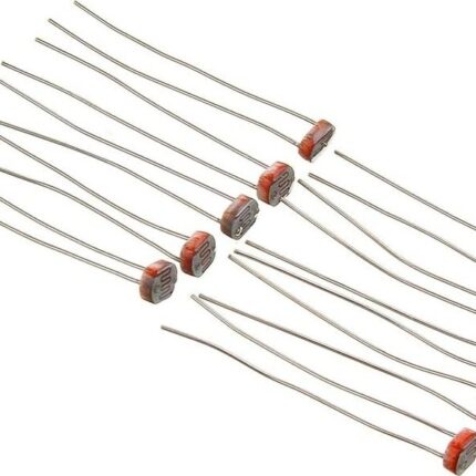 10 PCS 5MM Light Dependent Resistor Photoresistor GL5528 LDR, for Light Sensing Projects & Circuits