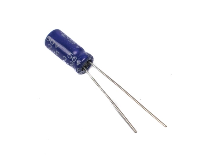 Electrolytic Capacitor 2.2uF 50V-Long-Life for Circuit Design & Power Applications