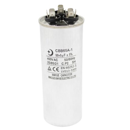 CBB65A 50+5uF Dual Capacitor - Reliable Performance, Essential for Motor Run & Start