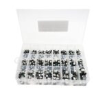 SMD Aluminum Electrolytic Capacitor Kit 400pcs 24 Values- Comprehensive Assortment for Electronics Projects