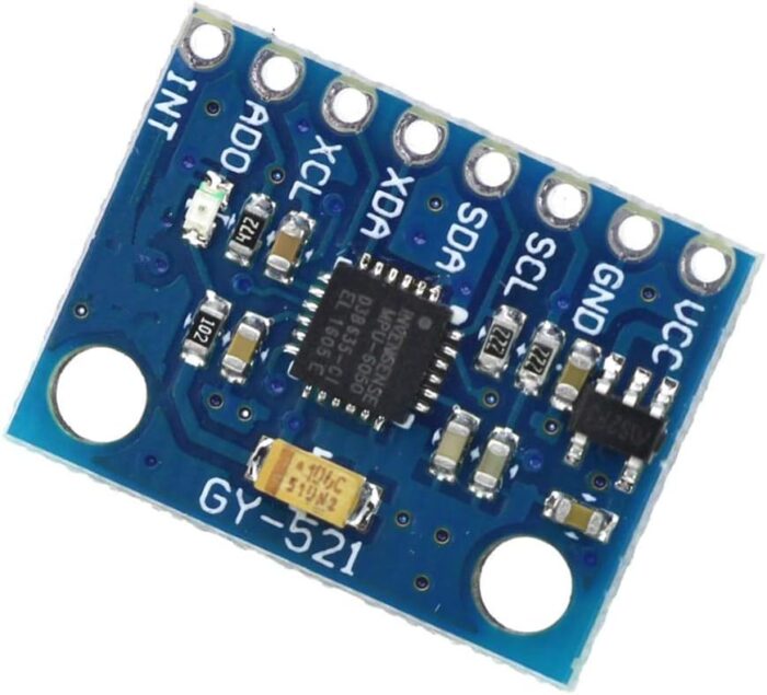 GY-521 Gyroscope and Accelerometer Module- MPU-6050 Chip, Precision Motion Tracking, for Robotics and DIY Projects