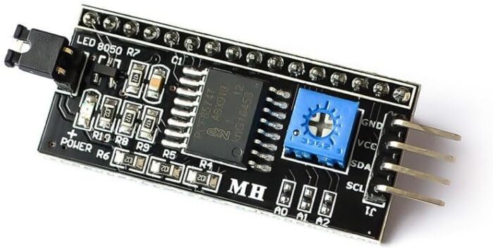 I2C LCD Module Driver for Display Control