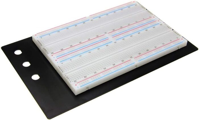 Solderless Breadboard - 1660 Tie-Point, Large Size (16.5 x 11.1 x 0.85 cm) for Prototyping and Circuit Design